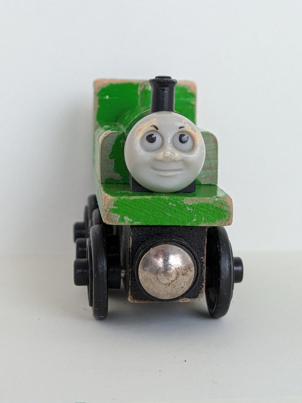 Thomas Wooden Train Vintage OLIVER 11 Black Wheels Wood